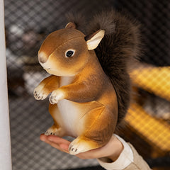 Simulation Squirrel Plush Toy Soft Stuffed Plush Animal Toy