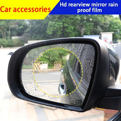 2pcs Car Rearview Mirror Rainproof Film Waterproof Tape