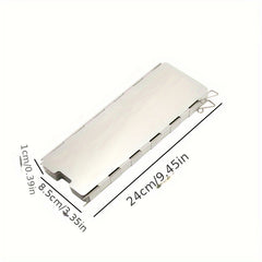 10pcs Camping Stove Windshield Aluminum Alloy Foldable Windproof Screen