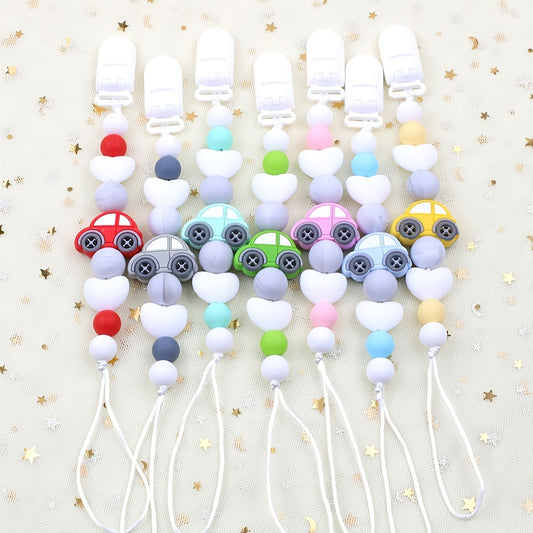 Anti Drop Pacifier Clip and Teether Set