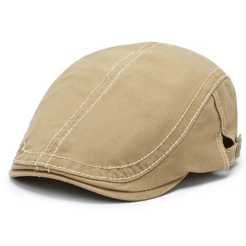 Casual Classic Retro Couple Hat Streetwear Solid Unisex