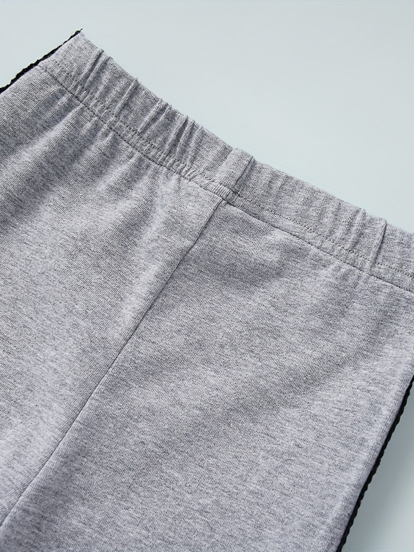 Girls' Stylish Side Taping Elastic Waist Sports Casual Sweatpants