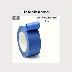 2 Rolls 50m Painter's Tape Surface Masking Tape