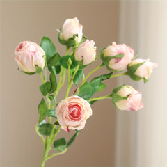 Artificial Rose With 7 Heads Bulk Bouquets Real Touch Faux Flowers