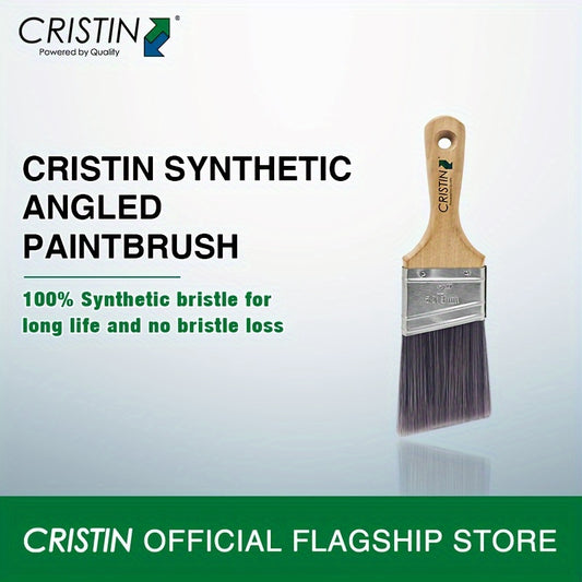 Cristin Synthetic Angled Paintbrush Mini Cutter Cutting In & Framing Brush