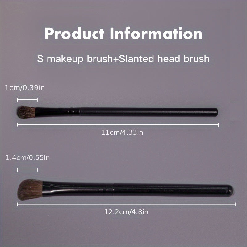 Eyeshadow Brushes Set for Contouring and Smoky Eyeliner