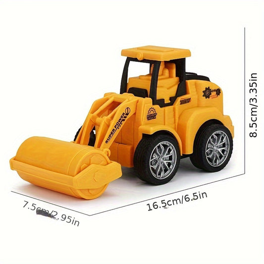 Excavator Roller Toy Inertial Car Bulldozer Farmer Grass Shovel Model Car
