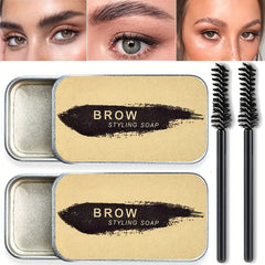 Eyebrow Soap Kit 4D Brows Gel Waterproof Eyebrow Setting Gel