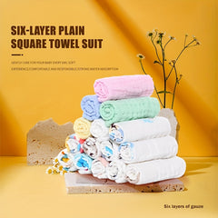 5 Soft Baby Towels 30x30cm - Face, Handkerchiefs, Bath, Feeding, Burping Cloths