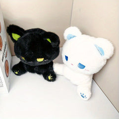 2pcs Cuddly Emoticon Plush Dolls Mixed Colors Soft Textured Stuffed Animals