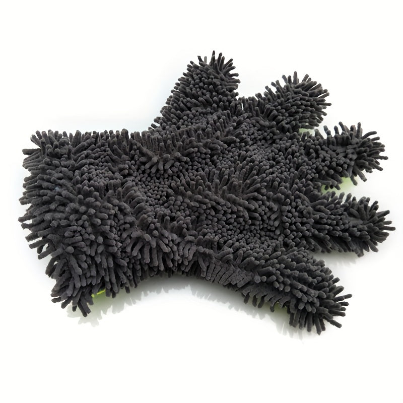 Microfiber Car Cleaning Gloves Soft Absorbent Brush for Washing Drying Cars Moto