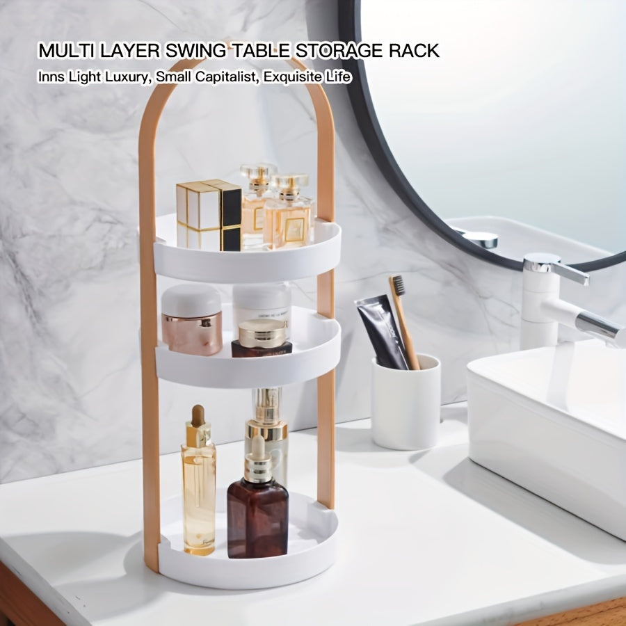 3 Layer Cosmetics Organizer Stand Coffee Table Snack Fruit Cupcake Rack