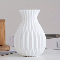 Modern Plastic Vase for Roses Stylish Decor Home Table Dining Kitchen Bedroom