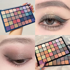 40 Shades Pearly Glitter Eyeshadow Palette for Daily Use
