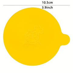 Silicone Cup Lid Round Mug Cover Anti Dust Airtight Seal Hot Cup Lids