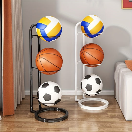 Ball Storage Rack Basketball Display Stand Portable Outdoor Ball Stand Holder