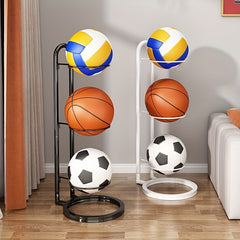 Ball Storage Rack Basketball Display Stand Portable Outdoor Ball Stand Holder