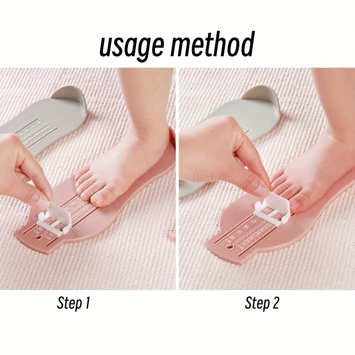 Nordic Pink Foot Measuring Device Shoe Size Measuring Instrument
