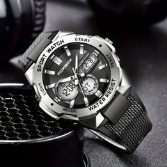 Women's Chronograph Quartz Sports Watch Waterproof Wristwatch