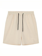 Men's Classic Casual Elastic Waist Shorts for Summer