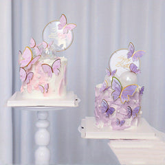 11pcs Butterfly Cupcake Toppers for Birthday Parties and Cakes