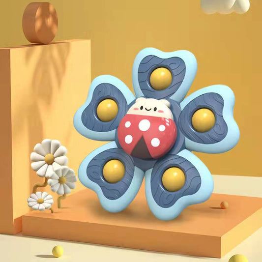 Suction Cup Spinning Top Insect Toys for Babies