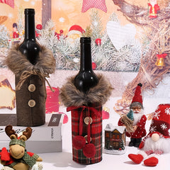 Christmas Bottle Sleeve Decoration - Great for Parties and Gatherings