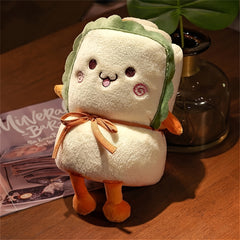 Portable Foldable Throw Pillow Blanket for Home, Office, Outdoor Use