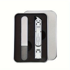 2pcs Double sided Nail Clipper Cutter Set