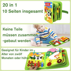 My First Farm Book Busy Board for Youngsters - Animals, Tools, Weather