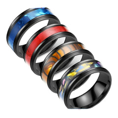 Stainless Steel Ring For Men Wedding Band Engagement Artificial Jewelry