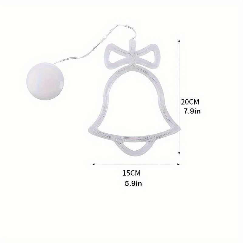 LED Christmas Lights Window Suction Cup Chandeliers