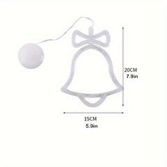 LED Christmas Lights Window Suction Cup Chandeliers