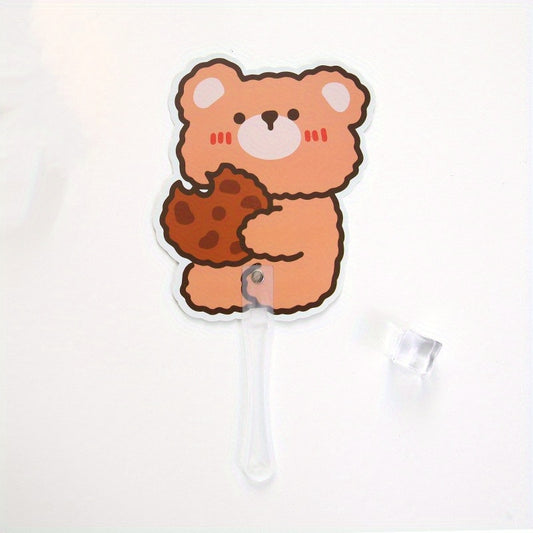 5pcs Cartoon Mini Handheld Fan Portable Beach Fan Children's Gift