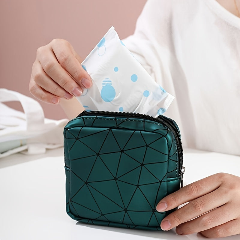 Portable Sanitary Napkin Storage Bag Large Capacity Waterproof Coin Purse