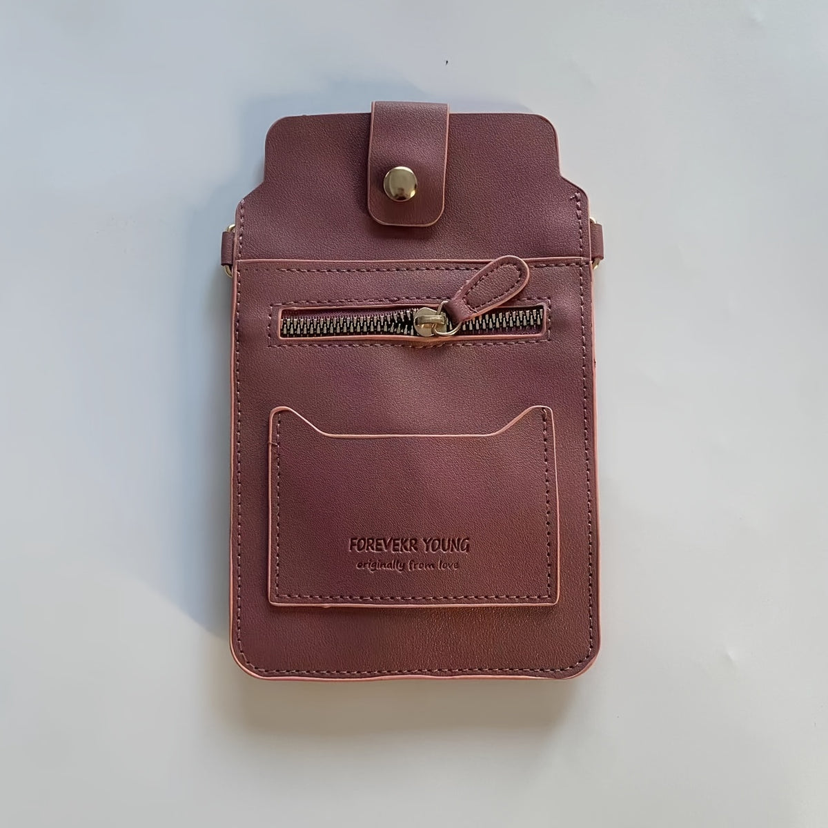 Mobile Phone Bag With Transparent Film Touch Screen Shoulder Bag