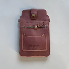 Mobile Phone Bag With Transparent Film Touch Screen Shoulder Bag