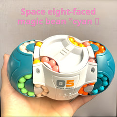Magic Beans Stress Relief Toy 3D Multifaceted Space Magic Beans Fingertip Puzzle