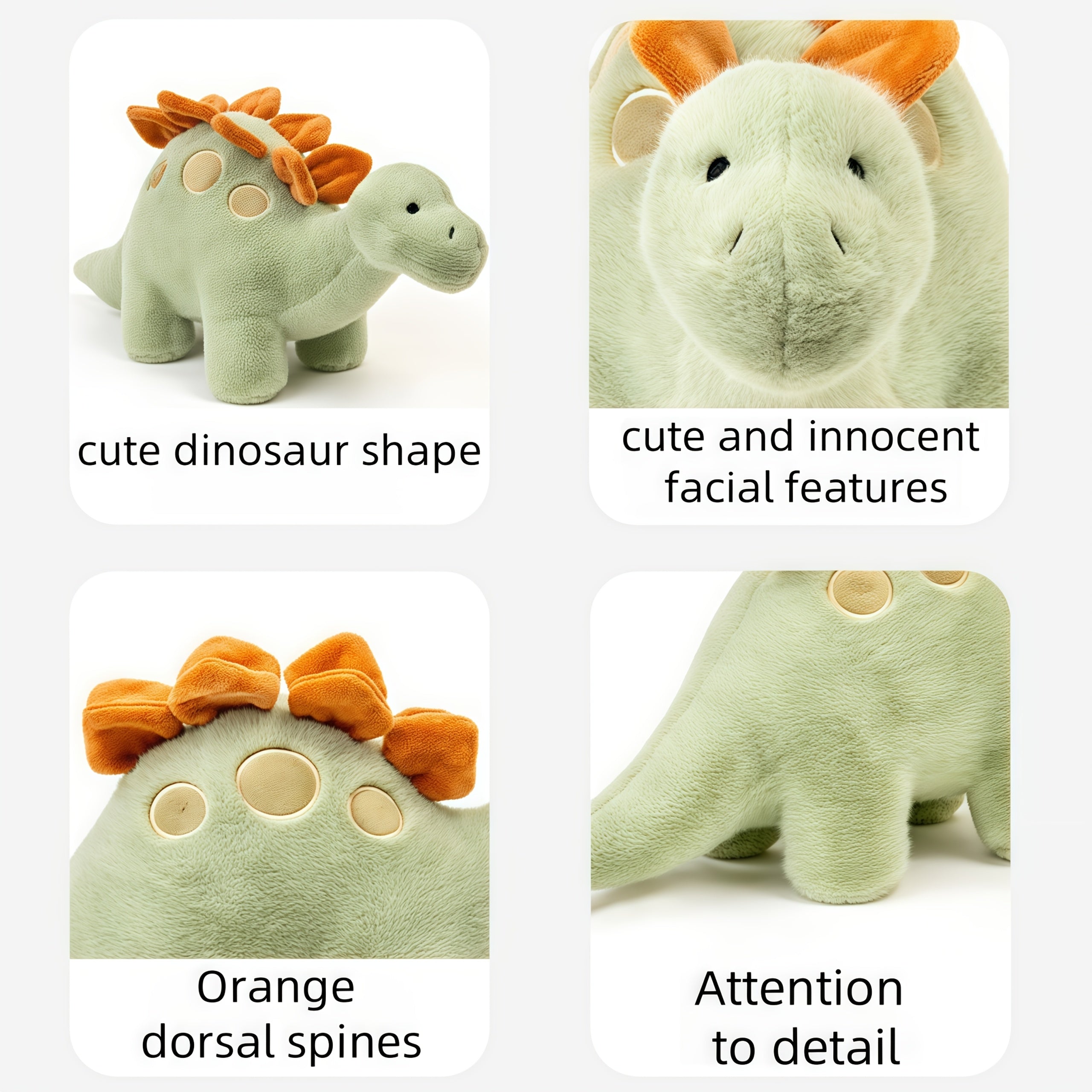 16 Stegosaurus Plush Toy Dinosaur Stuffed Animal