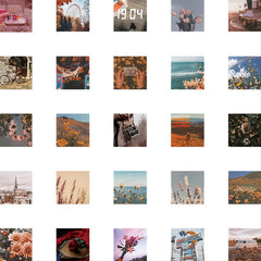 56pcs Beautiful Landscape Stickers for Scrapbooking and Crafts