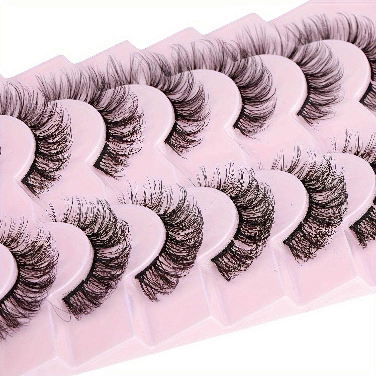 Natural Look 3D Individual Lashes 15mm Cluster Lash Extensions DIY Strip