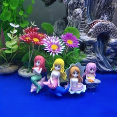 Mermaid Ornament Landscape Decoration for Aquariums