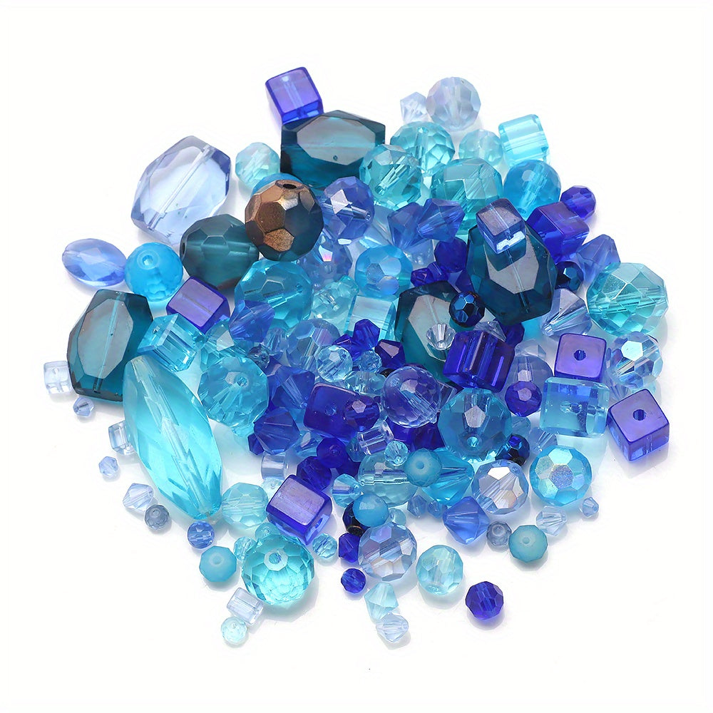 45g Crystal Glass Beads Set - DIY Jewelry Making Accessories