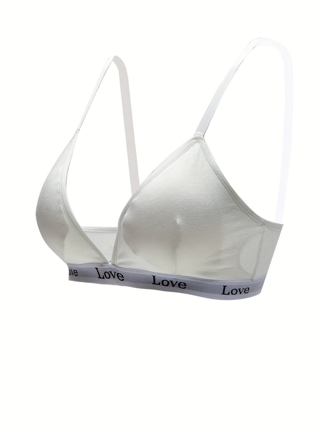Letter Print Yoga Bra Workout Sports Bra Women's Activewear