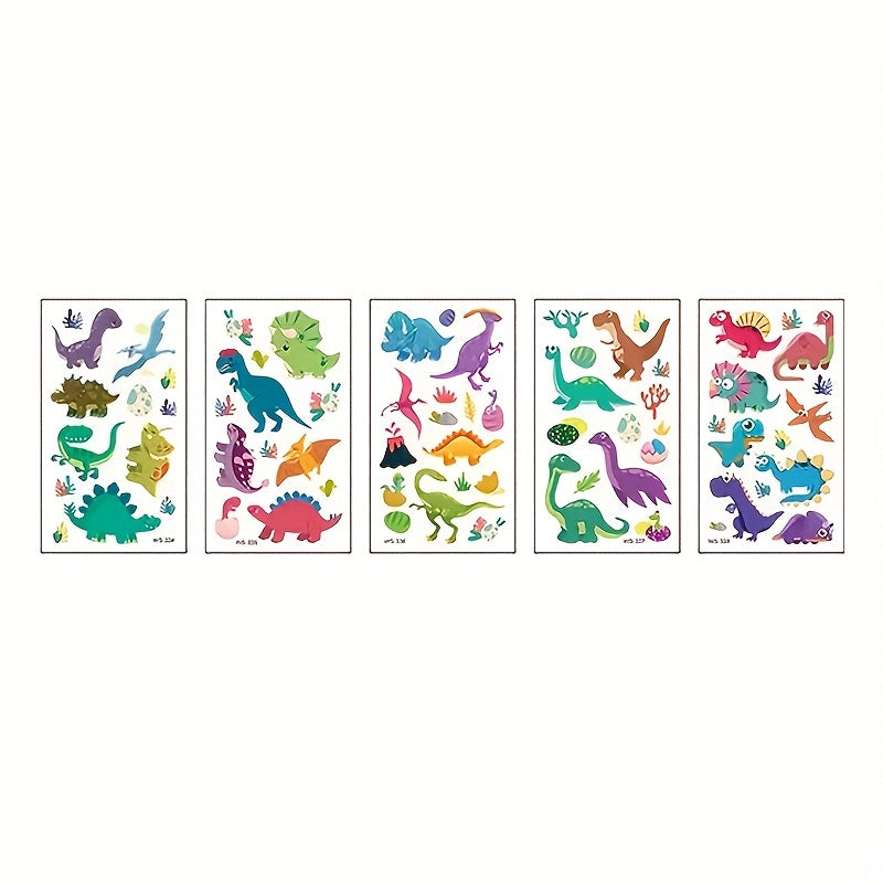 Realistic Dinosaur Tattoo Stickers - Semi Permanent Waterproof