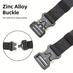 Durable Tactical Belt for Outdoor Activities - Mountaineering, Hiking, Camping