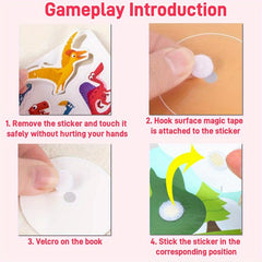 Interactive Quiet Book for Toddlers Educational Sensory Learning Activity Toy