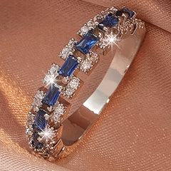 CZ Finger Ring For Women Bride Wedding Party Gift