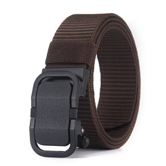 Men's Toothless Canvas Belt Automatic Buckle Sports Leisure