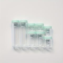 8pcs Mini Sealed Jar Doll House Kitchen Ornaments